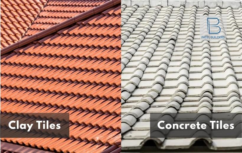 clay and concrete tiles